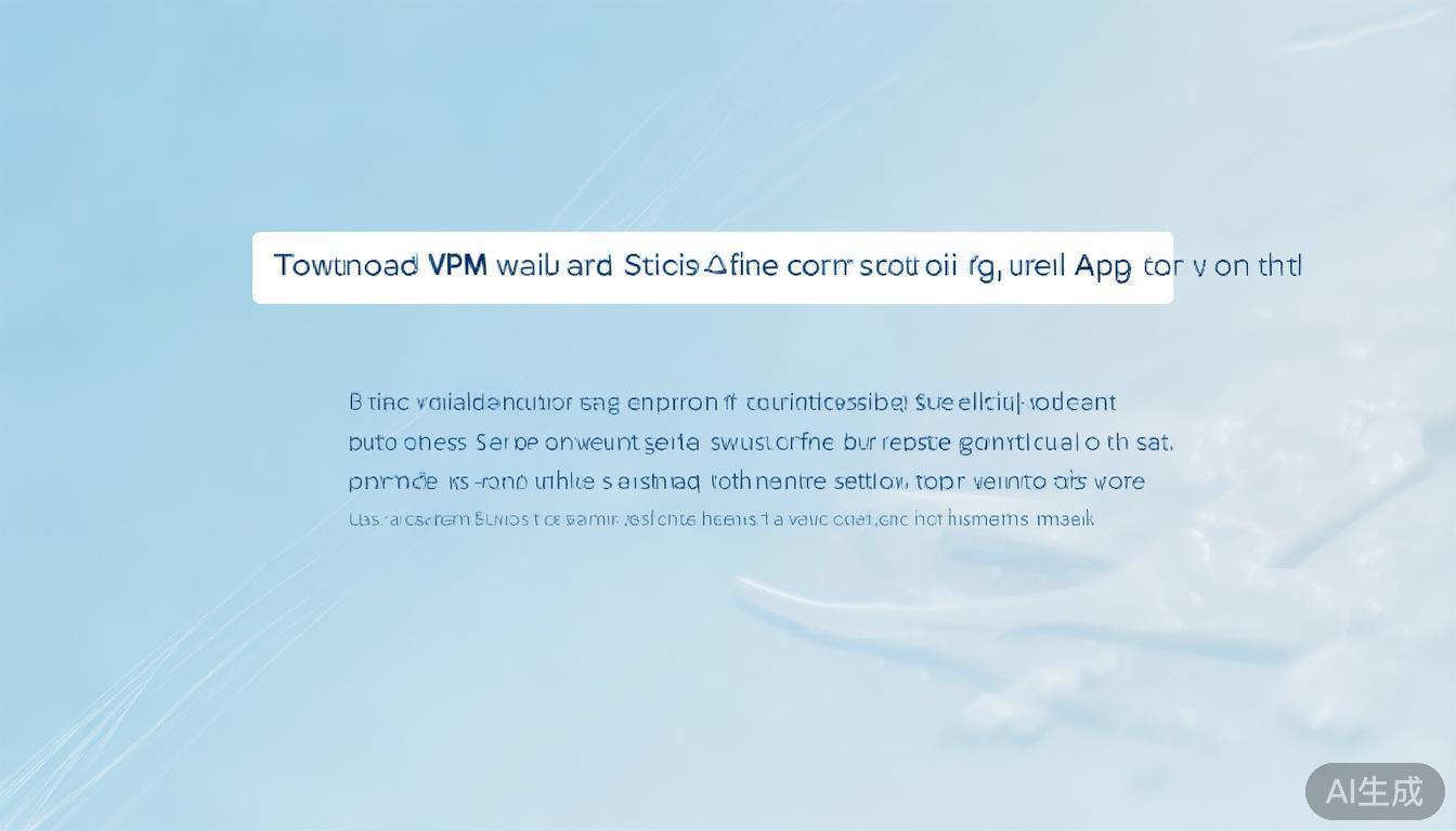下载与安装
访问VPN官方网站或授权的应用市场下